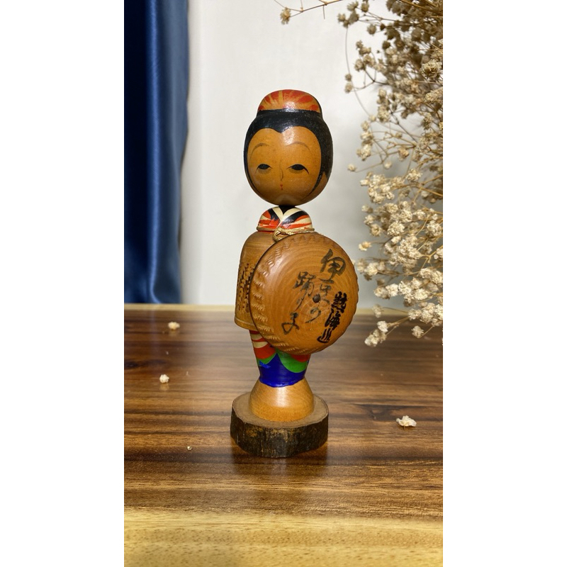 AIN 009 KOKESHI BÚP BÊ GỖ NHẬT BẢN