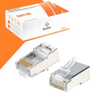 Hạt bấm mạng, đầu rj45 100 cái cat 6 bamba có chống nhiễu