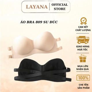 Áo bra không dây LAYANA áo lót nữ quây không dây quai đan chéo tặng kèm dây trong_LAYANA STORE