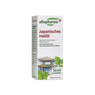 Tinh Dầu Thảo Dược Bạc Hà Altapharma Japanisches Heilol 30 ML của Đức
