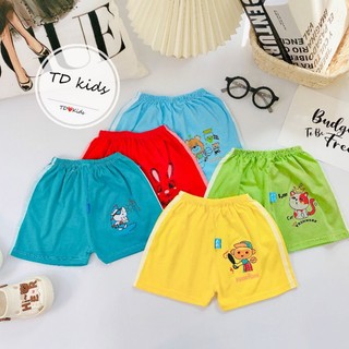 Quần chục đùi cotton viền cho bé
