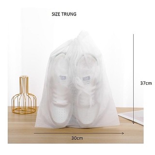 Túi đựng giầy dép chất liệu vải không dệt, có dây rút - chống bụi bẩn - T4726
