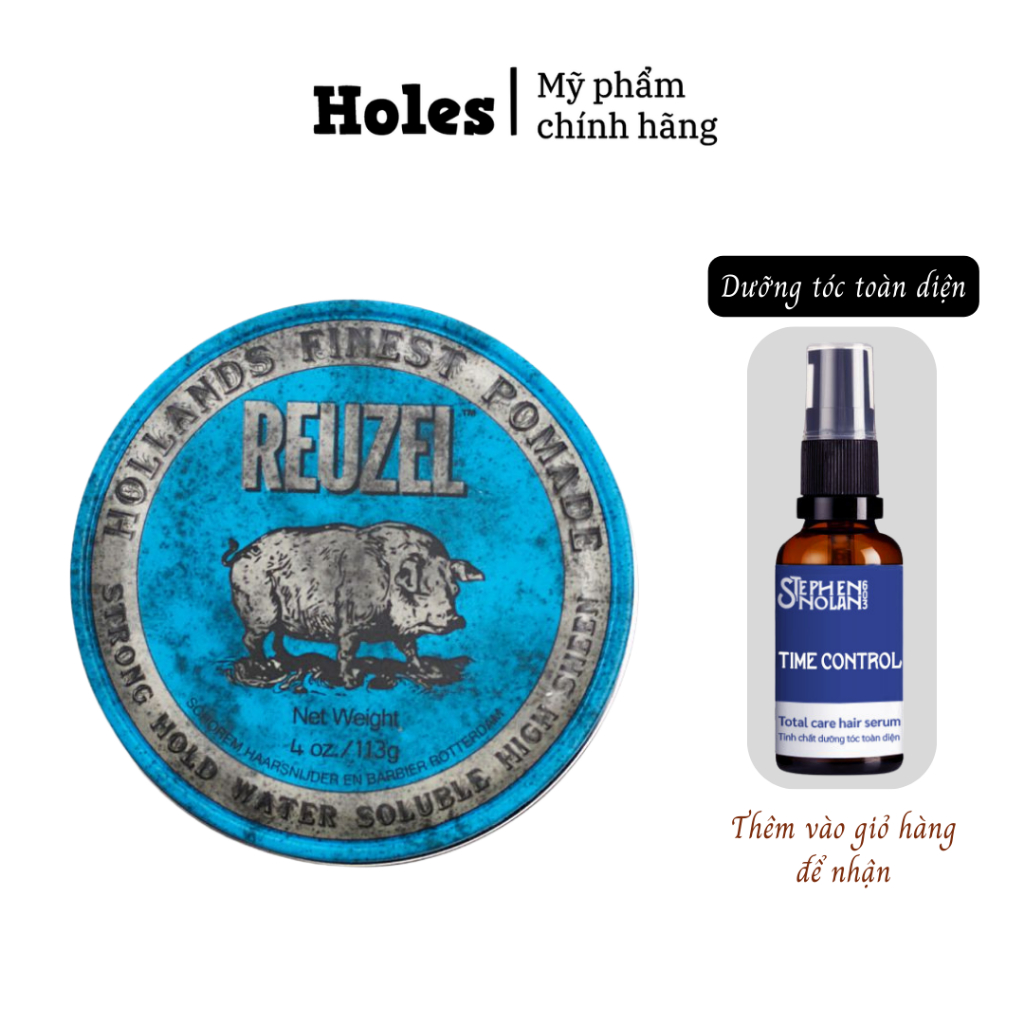 Sáp vuốt tóc Reuzel Blue Pomade