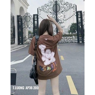 Áo phông la dáng rộng mới 2 mặt hàng qc