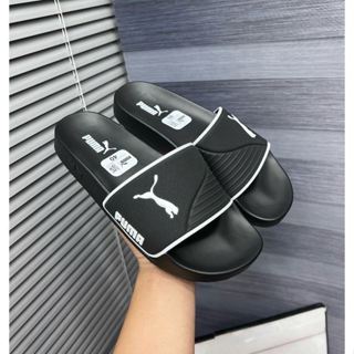 HotDép Nam Pu.ma Hình Con Báo, Dép PU.MA Nam Quai Ngang Boy Phố Chất Liệu Cao Su Non Chống Trơn LadyStore