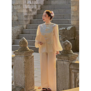 Set pháp phục ❤️𝐍𝐆𝐎̣𝐂 𝐇𝐎𝐀 - 𝐀𝐒𝐇𝐘𝐋𝐄𝐘❤️, set pháp phục đi chùa xinh