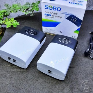 Máy sủi khí tích điện mini SOBO dùng cho hồ cá. (SB-168/268)