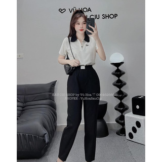 Polo Cổ Bẻ Tag Prada Hàng QC