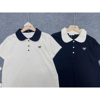 Polo Cổ Bẻ Tag Prada Hàng QC