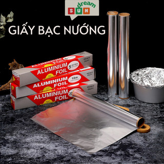  Giấy Bạc Nướng Thức Ăn Thịt Bánh  30cm x 5m  Cuộn Giấy Bạc Chống Ẩm Chịu Nhiệt Độ Cao Tiện Lợi Lót Bếp Ga Và Làm Bếp 