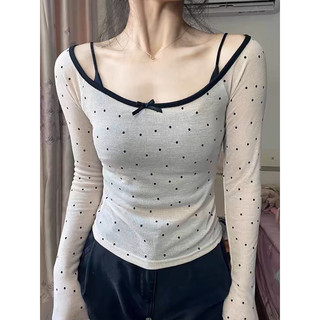[ORDER] Áo layer chấm bi phong cách Hàn Quốc