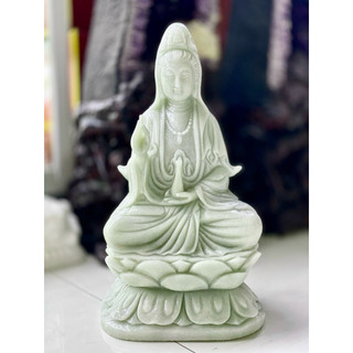 Tượng Phật Quan Âm Bồ Tát cao 40cm chất liệu đá Non Nước