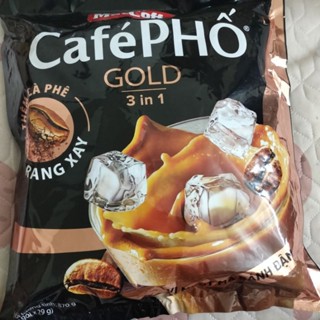  cà phê phố gold 3 in 1 vị mượt mà sánh đậm gói lớn khối lượng tịnh 870g  30 gói x 29g  