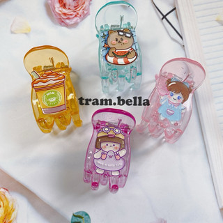 Kẹp càng cua hình cao cấp kẹp tóc càng cua 5 răng tram.bella
