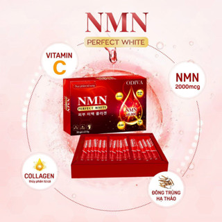 Bột Collagen NMN Perfect White trắng da toàn thân, bật tông da