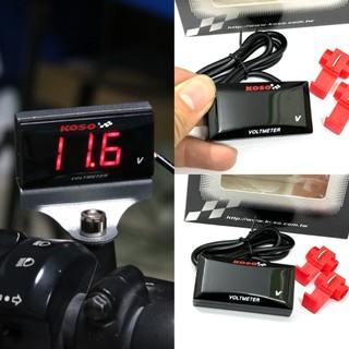 Đồng hồ báo volt koso 10-150v chống nước màu đỏ - xanh
