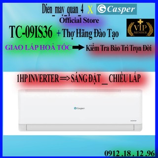 Máy lạnh casper 1hp inverter tc-09is36