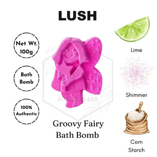 Bomb tắm LUSH Bath Bomb tạo màu và mùi hương