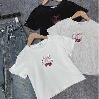 Áo babytee basic in trái cherry phong cách dễ thương HAVANA ATH106