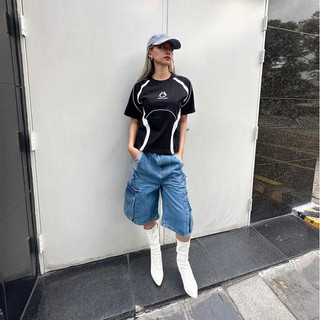 Áo Thun Babytee WYSH Tech Black