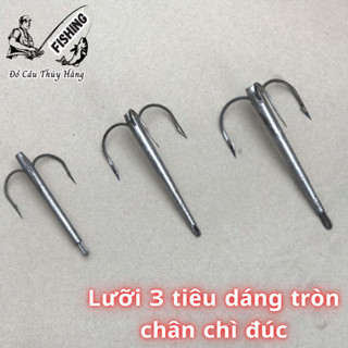 Lưỡi Câu 3 Tiêu Gắn Chì Đúc Đồ Câu Thúy Hằng
