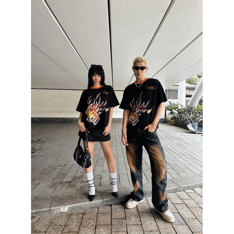 Áo Thun Boxy WYSH Witti Thrower