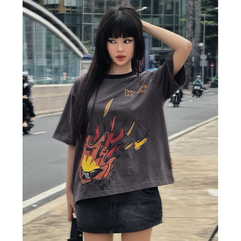 Áo Thun Boxy WYSH Witti Thrower