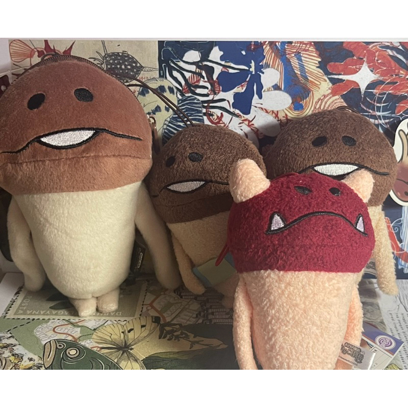 Móc khoá nấm Nameko bông