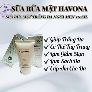 Sữa rửa mặt ngừa mụn Havona 120ml dạng gel