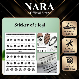 Sticker - hình dán nail siêu tiện dụng - hình dán móng tay nhiều mẫu