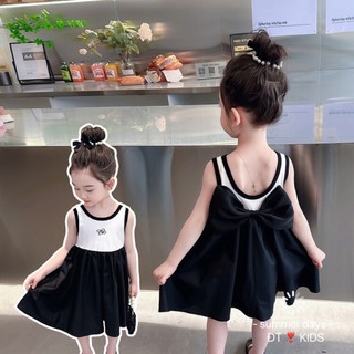Váy xòe đen trắng bé gái (8-22kg)