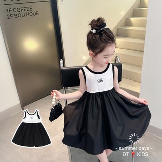 Váy xòe đen trắng bé gái (8-22kg)