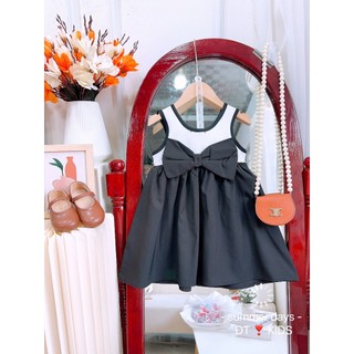 Váy xòe đen trắng bé gái (8-22kg)