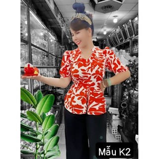 ÁO BÀ BA CÁCH TÂN  Bigsize Vải ManGo