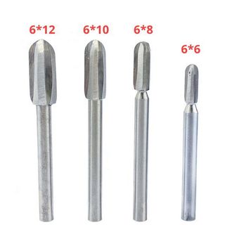 Mũi phá 3 cạnh đầu tròn - Mũi trám phá gốc cây tạo sẹo - Cốt 6mm - mũi khắc gỗ