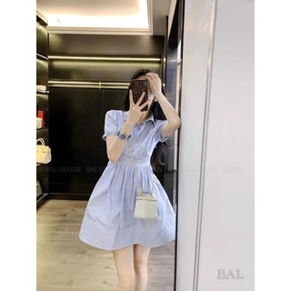 đầm lụa thô dễ thương - nữ tính - K39
