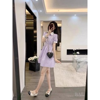 đầm lụa thô dễ thương - nữ tính - K39