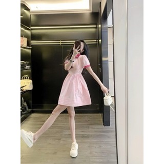 đầm lụa thô dễ thương - nữ tính - K39