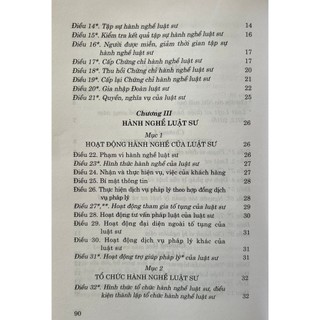 Sách Luật_Luật Sư (Hiện Hành) (Sửa đổi, bổ sung năm 2012, 2015)