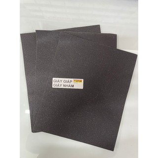 Giấy giáp, giấy nhám, giấy ráp mịn tờ 20cm x 25 cm