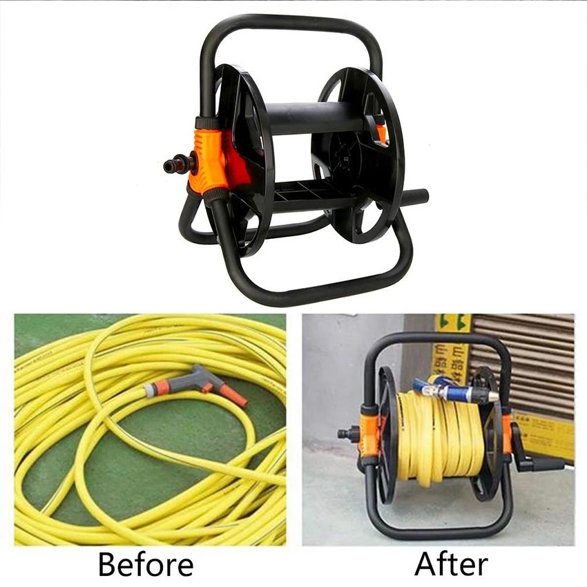 Bộ cuộn ống tưới Bộ khung lô cuốn dây tưới lô cuốn dây - rửa xe dọn vệ sinh nhà cửa-Bộ cuộn ống tưới