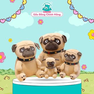 Móc Khoá Gấu Bông Chó Pug Nô Tài 15cm Cao Cấp Gấu Bông Online