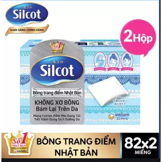 Bông trang điểm (bông tẩy trang) Silcot CAO CẤP 66M/ 82M/ 40M