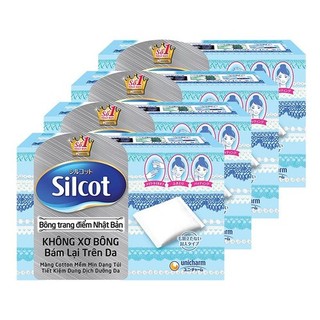 Bông trang điểm (bông tẩy trang) Silcot CAO CẤP 66M/ 82M/ 40M