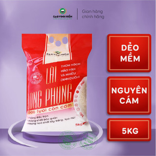 Gạo Tươi Lài Long Phụng 5KG - Gạo còn cám dinh dưỡng, mềm ngon