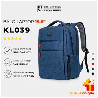 Balo Laptop 15.6 Inch Nhỏ Gọn, Balo Laptop Thời Trang Phù Hợp Đi Học, Đi Làm Chính Hãng Kim Long KL039