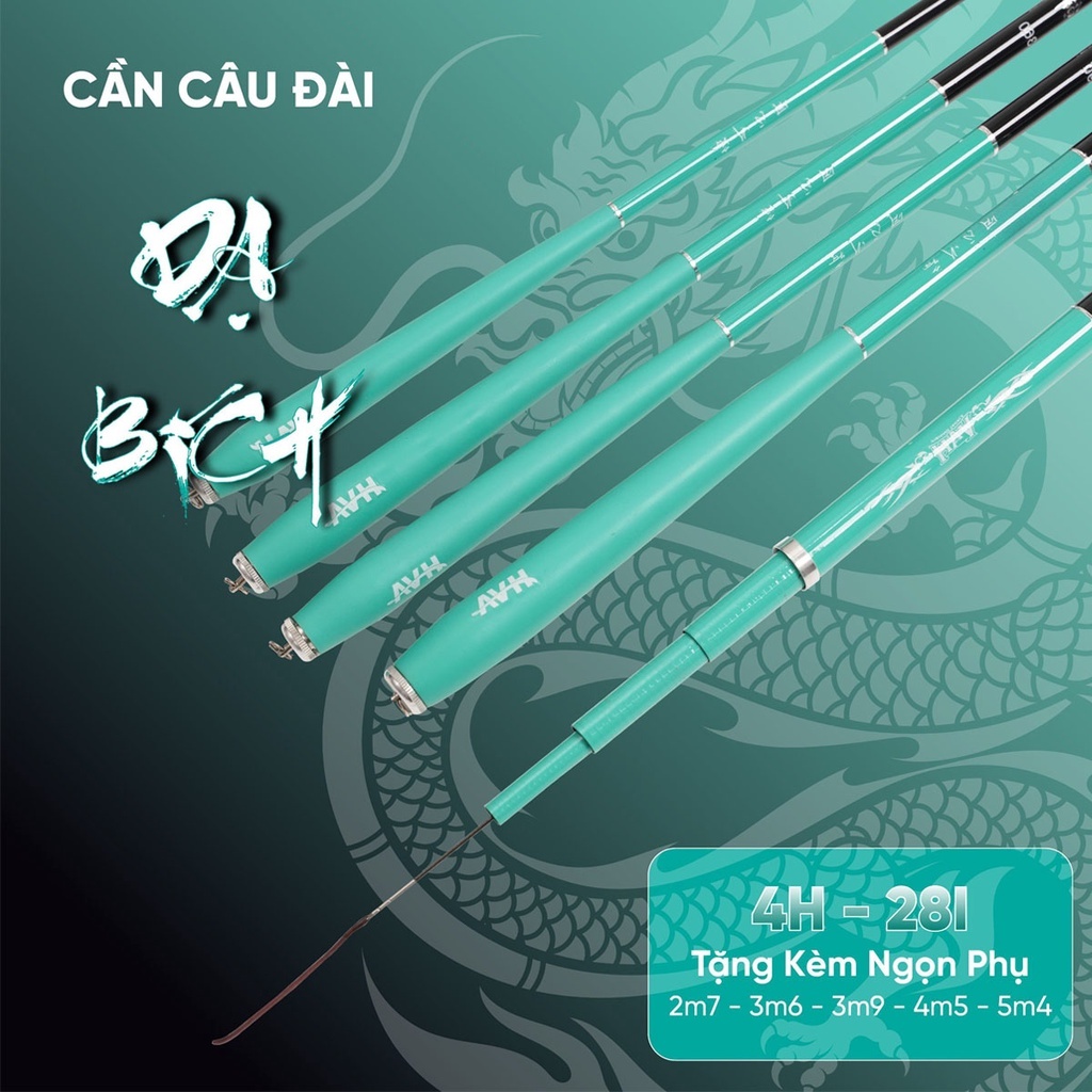 Cần Câu Đơn Đài Hua Dạ Bích 4H - 28i