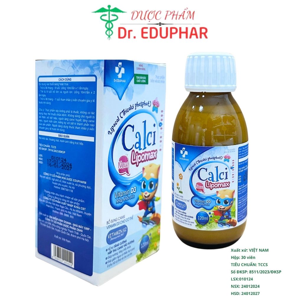 CALCI NEW LIPOMAX thực phẩm chức năng