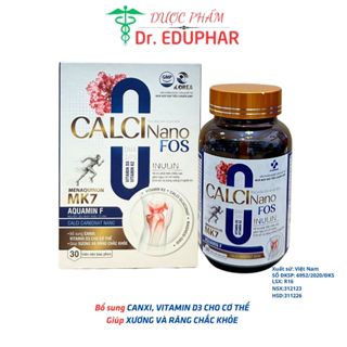 CALCI NANO FOS thực phẩm bảo vệ sức khoẻ bổ sung canxi vitamin D3 cho cơ