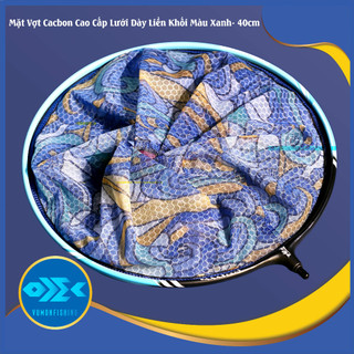 Mặt vợt câu cá carbon cao cấp 35cm - 45cm , mặt vợt vênh- vũ môn fishing